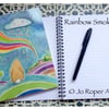 Rainbow Smoke Bunny notebook project book by Jo Roper 