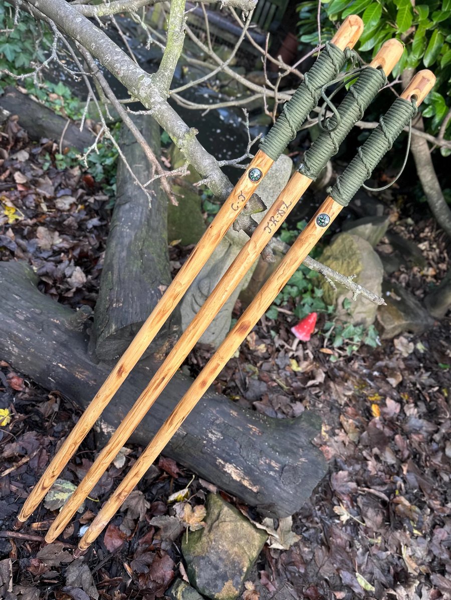 Handmade Hardwood Rustic Hiking, Dog Walking, Outdoors Pole