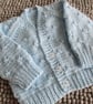 14" Newborn Baby Boys Knots Patterned Cardigan