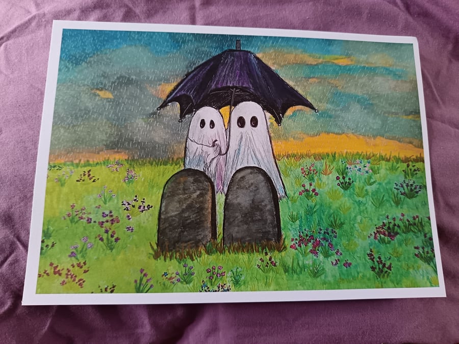 A4 Art Print: Death Won't Part Us