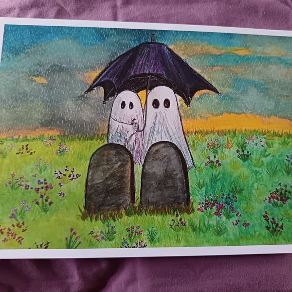 A4 Art Print: Death Won't Part Us