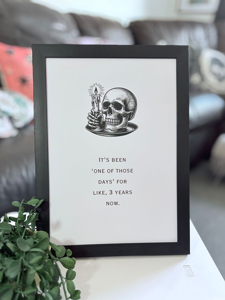 A4 Framed Funny Quote