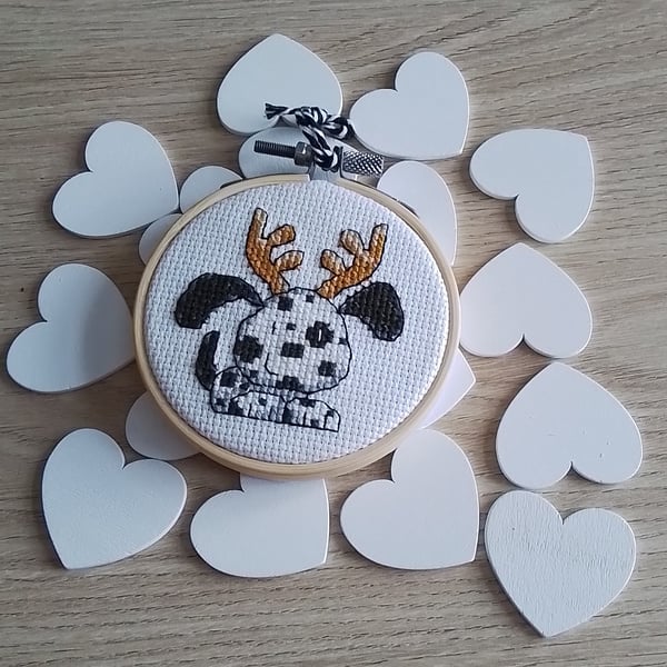 Spotty Dog Christmas Decorations, Ornament, Bauble – Reindeer