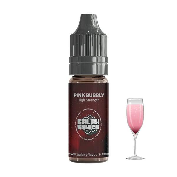 Pink Bubbly High Strength Professional Flavouring. Over 250 Flavours.