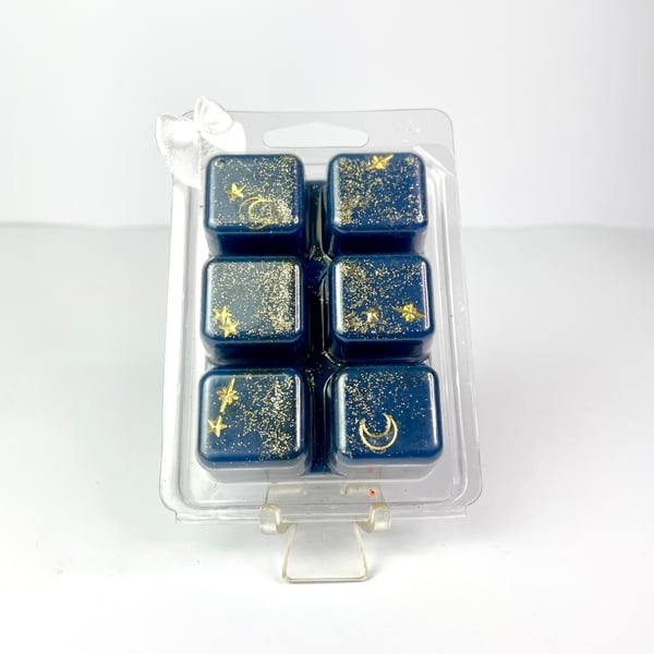 Starry Eyes - Luxury Handmade Wax Snap Bar - Scented Tonka Bean & Myrrh 