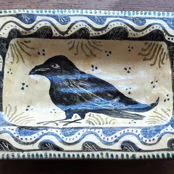 Earthenware soap dish