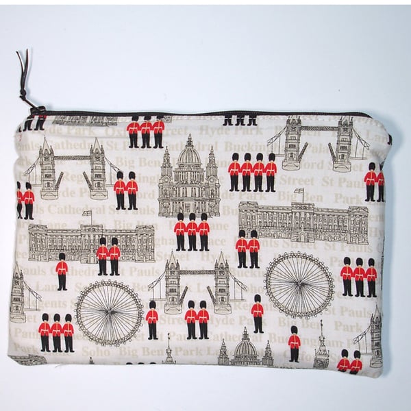 London Coin Credit Card Size Purse With Zip London Eye Tower Bridge