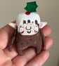 Brownie Christmas Pudding Art Doll 2 - Image 2