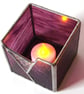 STAINED GLASS TEA LIGHT CANDLE HOLDER - Image 3