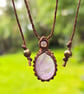 Amethyst Macrame Crystal Necklace  - Image 5