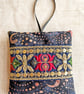 Two pretty handmade batik lavender bags with embroidered trim, gift for nan - Image 5