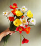 Paper poppy bouquet