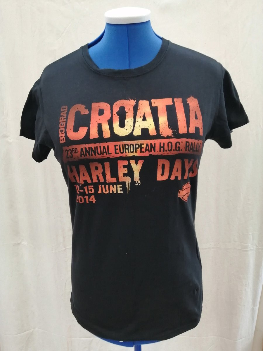 Vintage 2000's Harley Davidson Biograd Croatia - 'Harley Days' Top Tshirt