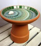 Verdant Ripple Mosaic Bird Bath - Image 5
