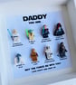 Star Wars Personalised Minifigure Frame (8 figs) - Image 2