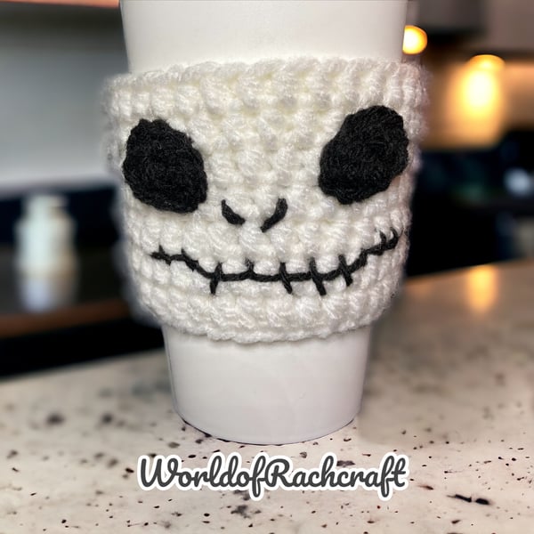 Halloween cup cosy