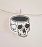 Mindless Skull Hand Printed Sticker - Image 3