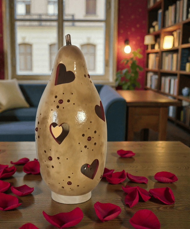 Love Hearts Gourd Lamp