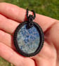 Lapis Lazuli Macrame Pendant  - Image 3