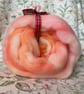 Dyed wool tops roving for spinning - 100g