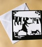 Greetings Card - Blank - Laundry - Image 1