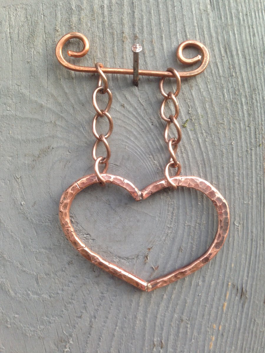 Copper Valentines Heart No. 4