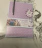 Butterfly Garden Reading Journal - Handmade Book Lover Gift - Reading Diary