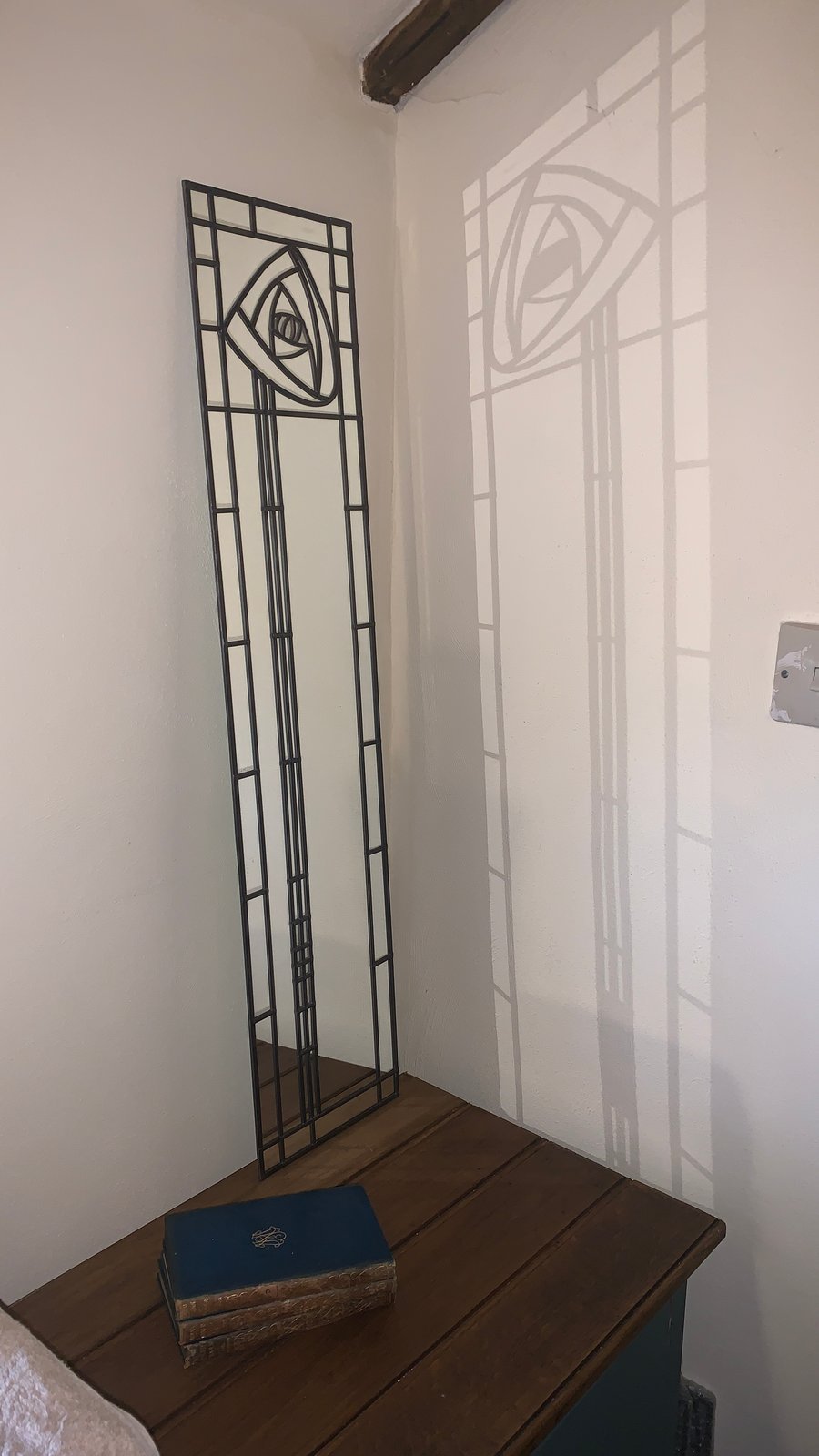 Beautiful art deco-art nouveau mirror.