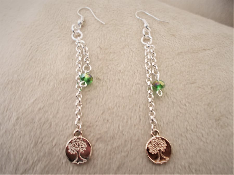 Dainty Tree of Life Earrings - FREE UK Post 