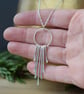 Silver Tassel Fringe Drop Necklace  - Image 6
