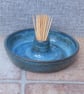 Olive serving dish hors d'oeuvres bowl hand thrown party ceramic pottery  - Image 1