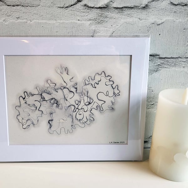 Mixed Media Art Print (Mounted) - 'Pulse' Limited Edition