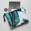 SALE Printed Velour  Coin Purse
