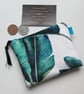 SALE Printed Velour  Coin Purse