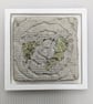 Islands - Abstract Mixed Media Textile & Concrete Art - FRAMED - Image 9