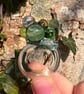 Glass Beads in Yellow, Green, Brown and Translucent on a Toxic-Free Resin Band.  - Image 3