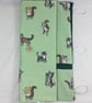 Straight and circular knitting needle case with cats print, heavy weight storage - Image 6