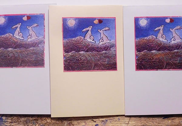 Little Hearts II greeting card