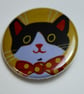 LITTLE BLACK AND WHITE CAT WITH A BOW TIE - Image 1