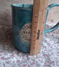 ceramic coffee mug no 17 ars hole turquoise