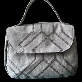 Silver Grey Handbag