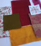 Robin Red Christmas Slow Stitching Kit large - vintage and reclaimed textiles - Image 6