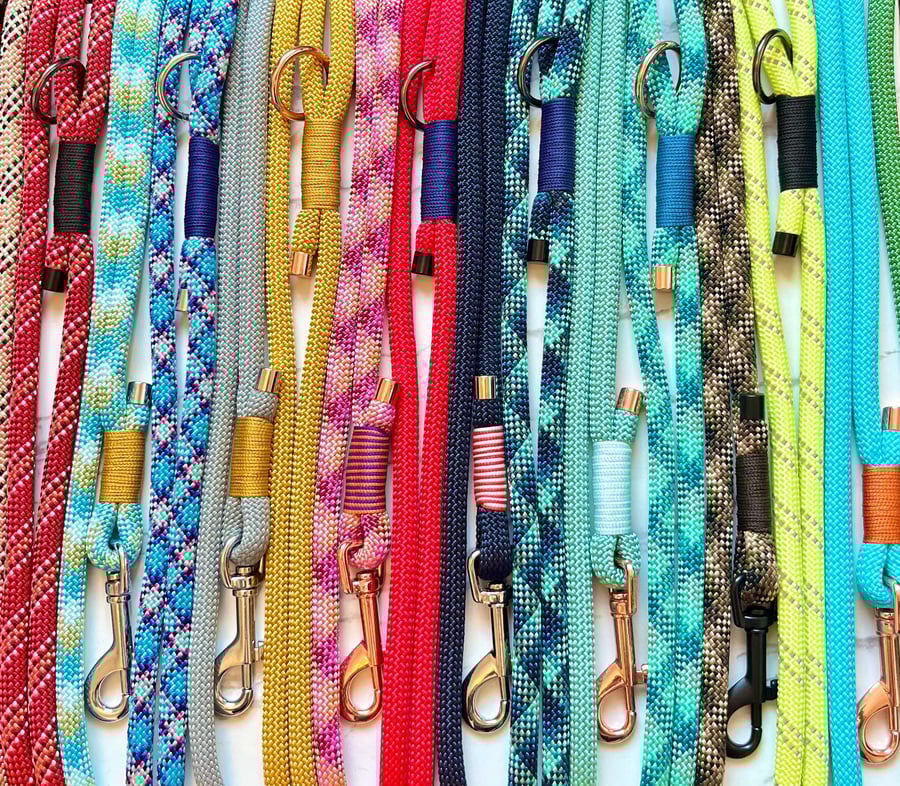 Design Your Own Custom Rope Dog Leash, Durable Rope Lead for Small and Big Dogs