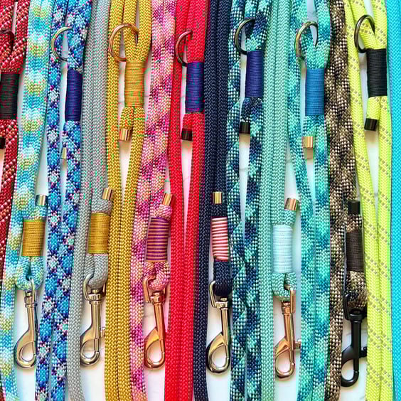 Design Your Own Custom Rope Dog Leash, Durable Rope Lead for Small and Big Dogs