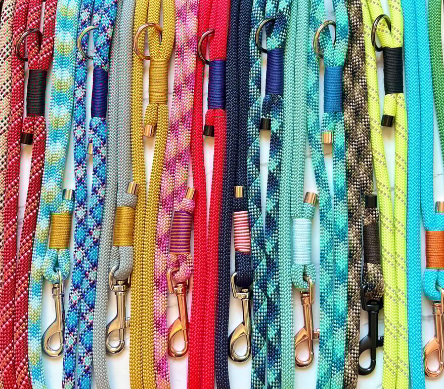 Design Your Own Custom Rope Dog Leash, Durable Rope Lead for Small and Big Dogs