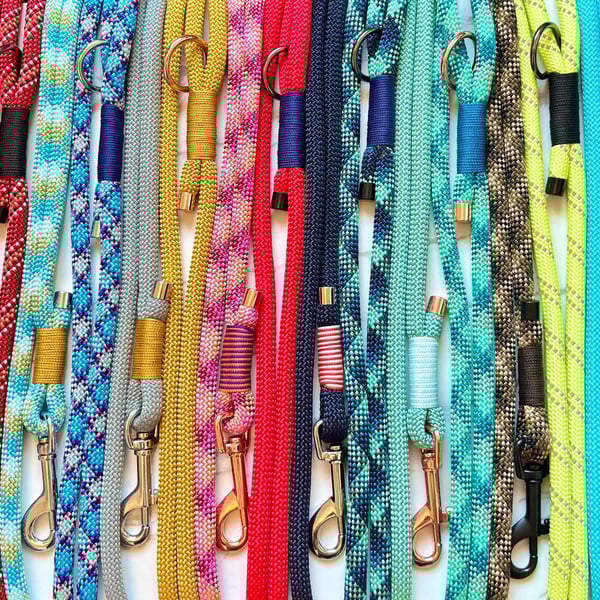 Design Your Own Custom Rope Dog Leash, Durable Rope Lead for Small and Big Dogs