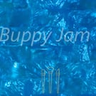 HM016 - Mother of pearl 240 x 140mm Blue shell sheet.