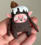 Chocolate Fudge Cake Brownie Art Doll - Image 2