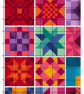 302 - 100 Rainbow Quilt Blocks Cross Stitch Pattern: Folk Art Design (PDF Chart) - Image 5
