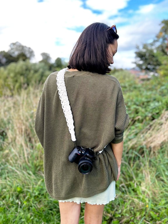 Macrame Camera Strap - 6 Colours
